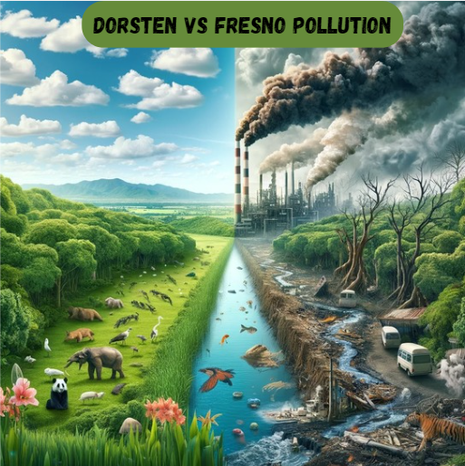 Dorsten vs Fresno Pollution